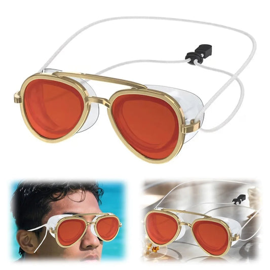 Panoramic UV Protection Swimming Goggles – Anti-Fog & Comfort Silicone Seal