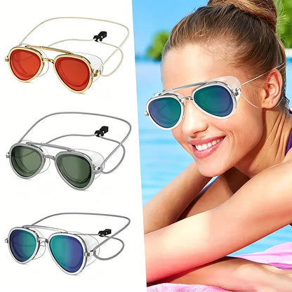 Panoramic UV Protection Swimming Goggles – Anti-Fog & Comfort Silicone Seal
