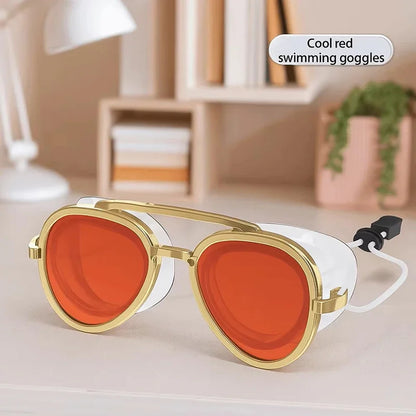 Panoramic UV Protection Swimming Goggles – Anti-Fog & Comfort Silicone Seal