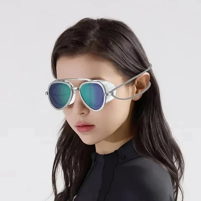 Panoramic UV Protection Swimming Goggles – Anti-Fog & Comfort Silicone Seal